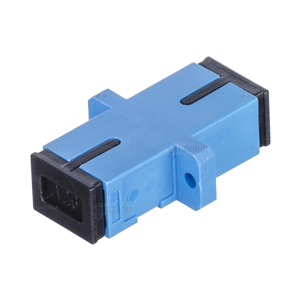 Адаптер оптический SC/UPC SM simplex (без металлической скобы)